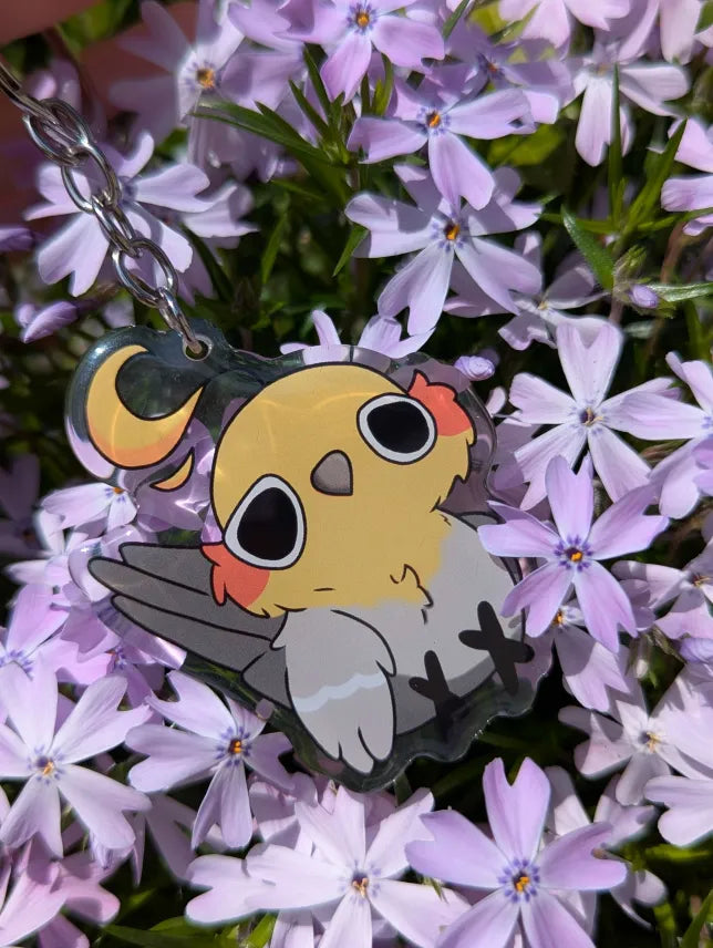 Derp bird keychain