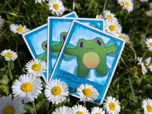 Music froggy sticker