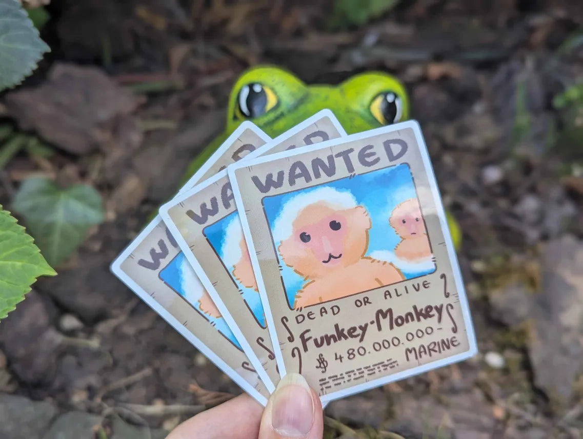 Snow monkey sticker