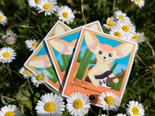 Music desert fox sticker