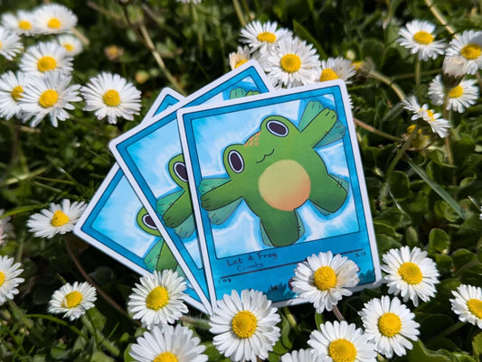 Music froggy sticker