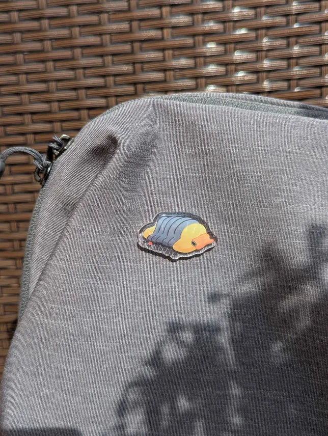 Rubber ducky isopod pin
