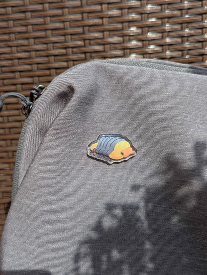 Rubber ducky isopod pin