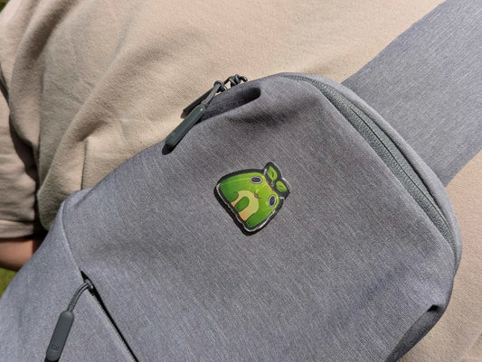 Apple frog pin