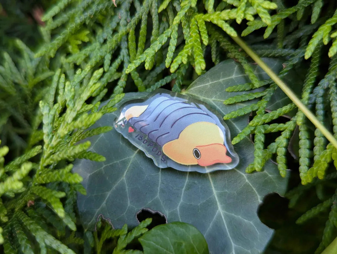 Rubber ducky isopod pin