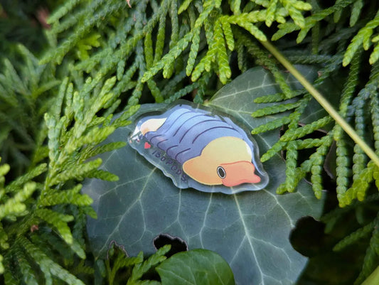 Rubber ducky isopod pin