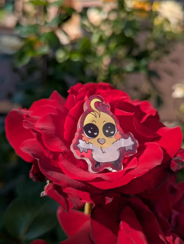 Love bird pin