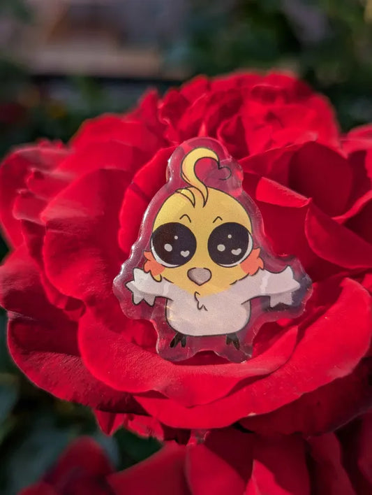 Love bird pin