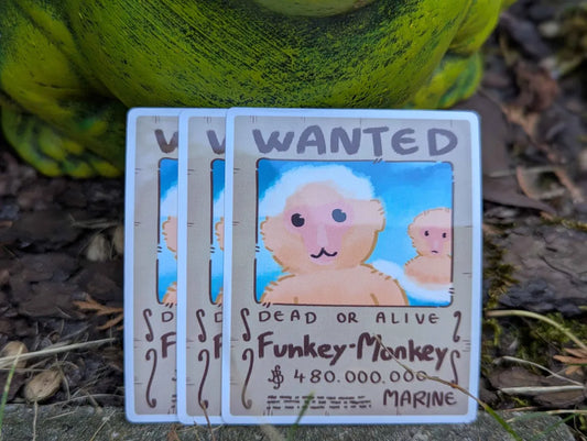 Snow monkey sticker